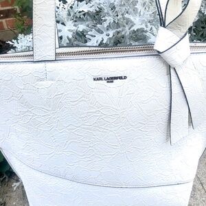 Karl Lagerfeld (Paris) Embossed Tote